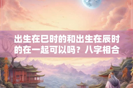 出生在巳时的和出生在辰时的在一起可以吗？八字相合？