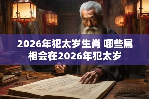 2026年犯太岁生肖 哪些属相会在2026年犯太岁