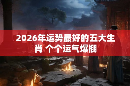 2026年运势最好的五大生肖 个个运气爆棚 2026年运势最好的五大生肖 个个运气爆棚
