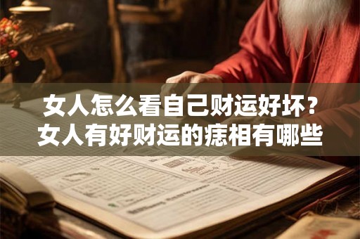 女人怎么看自己财运好坏？女人有好财运的痣相有哪些？