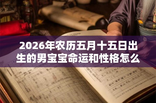 2026年农历五月十五日出生的男宝宝命运和性格怎么样