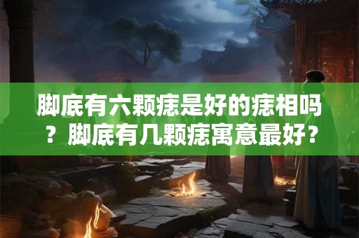 脚底有六颗痣是好的痣相吗？脚底有几颗痣寓意最好？