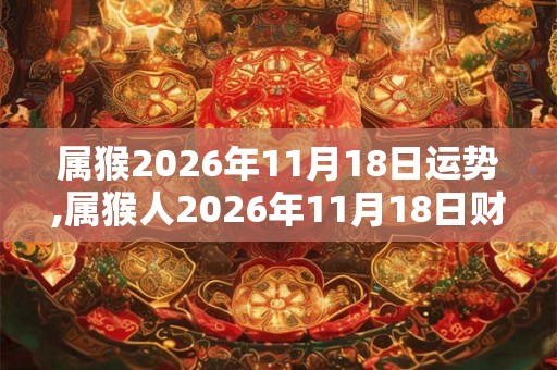 属猴2026年11月18日运势,属猴人2026年11月18日财运,生肖猴2026年11月18日运势 属猴2026年11月18日运势,属猴人2026年11月18日财运,生肖猴2026年11月18日运势