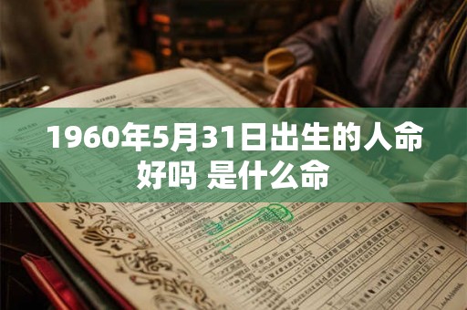 1960年5月31日出生的人命好吗 是什么命