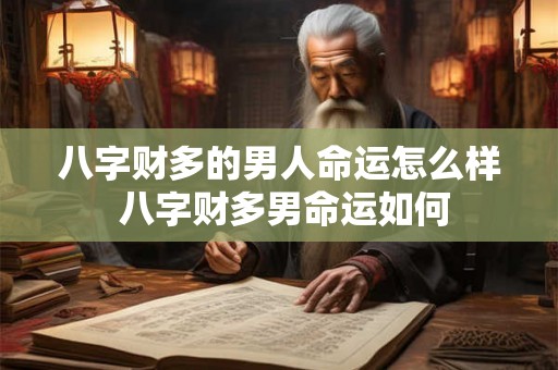 八字财多的男人命运怎么样 八字财多男命运如何 八字财多的男人命运怎么样 八字财多男命运如何