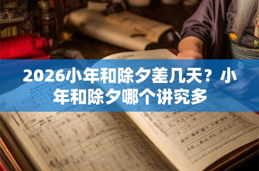 2026小年和除夕差几天？小年和除夕哪个讲究多