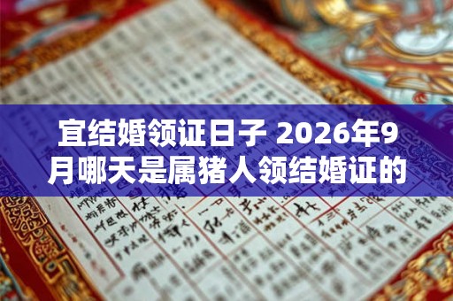 宜结婚领证日子 2026年9月哪天是属猪人领结婚证的吉日