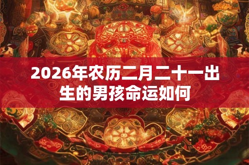 2026年农历二月二十一出生的男孩命运如何
