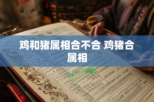 鸡和猪属相合不合 鸡猪合属相