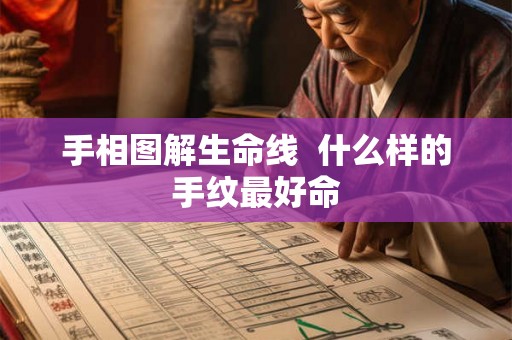 手相图解生命线  什么样的手纹最好命