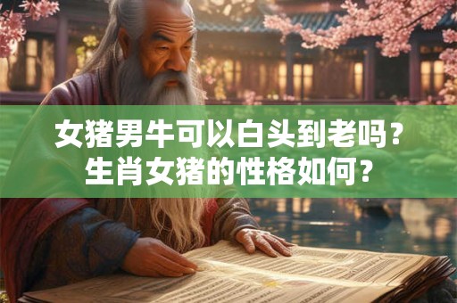 女猪男牛可以白头到老吗？生肖女猪的性格如何？