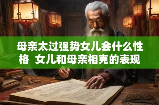 母亲太过强势女儿会什么性格 女儿和母亲相克的表现 母亲太过强势女儿会什么性格 女儿和母亲相克的表现