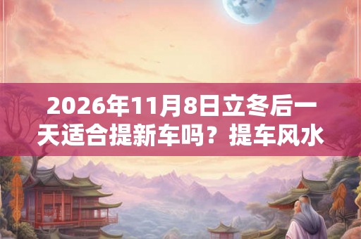 2026年11月8日立冬后一天适合提新车吗？提车风水有何讲究？