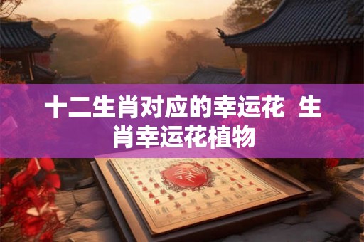 十二生肖对应的幸运花  生肖幸运花植物