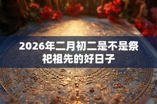 2026年二月初二是不是祭祀祖先的好日子