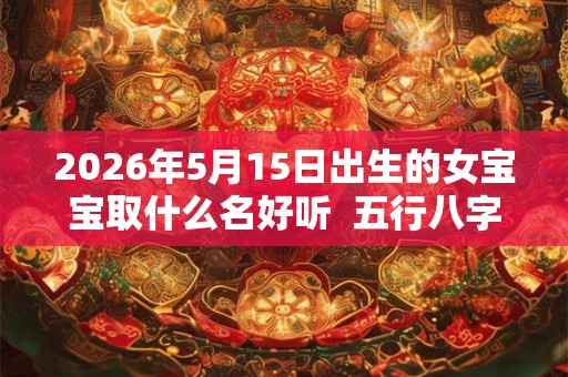 2026年5月15日出生的女宝宝取什么名好听  五行八字查询