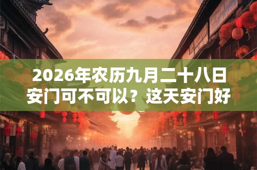2026年农历九月二十八日安门可不可以?这天安门好吗? 2026年农历九月二十八日安门可不可以?这天安门好吗?