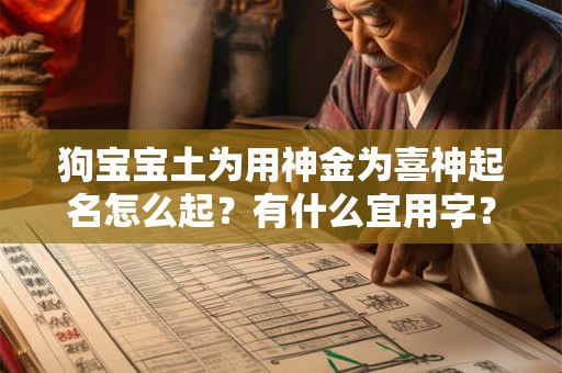 狗宝宝土为用神金为喜神起名怎么起？有什么宜用字？