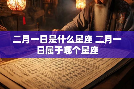 二月一日是什么星座 二月一日属于哪个星座