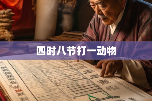 四时八节打一动物