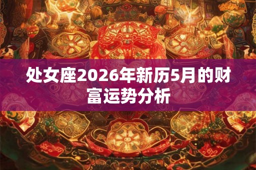处女座2026年新历5月的财富运势分析