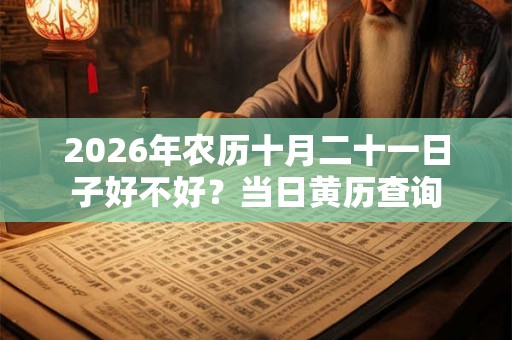 2026年农历十月二十一日子好不好？当日黄历查询