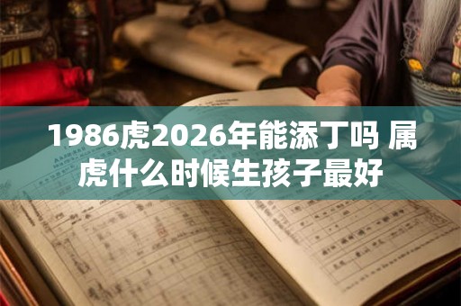 1986虎2026年能添丁吗 属虎什么时候生孩子最好