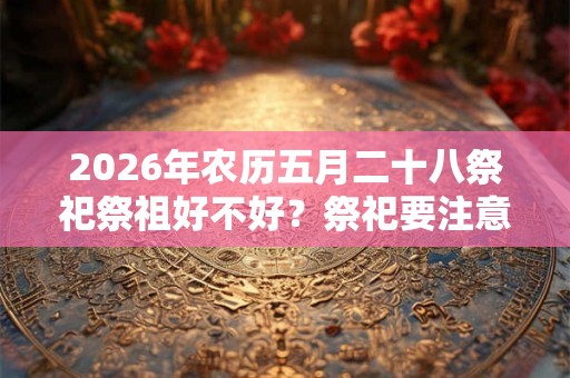 2026年农历五月二十八祭祀祭祖好不好？祭祀要注意什么？