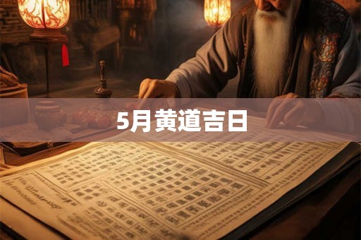 5月黄道吉日
