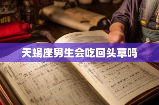 天蝎座男生会吃回头草吗