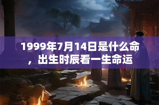 1999年7月14日是什么命，出生时辰看一生命运