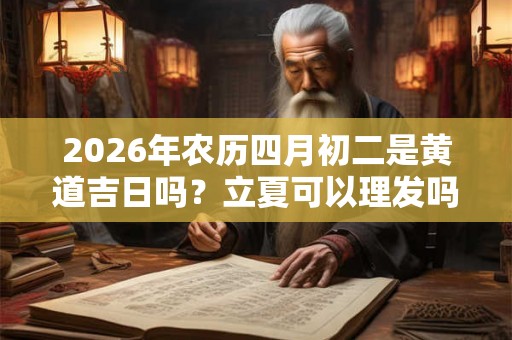 2026年农历四月初二是黄道吉日吗？立夏可以理发吗？