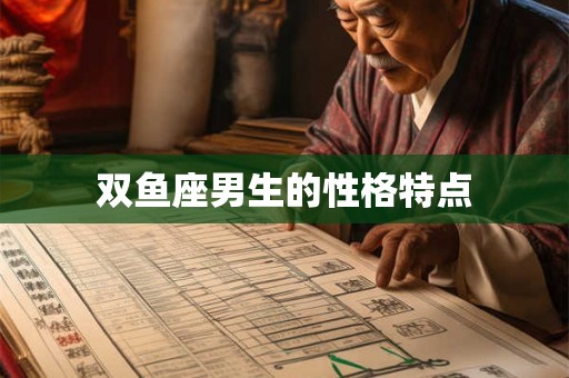 双鱼座男生的性格特点