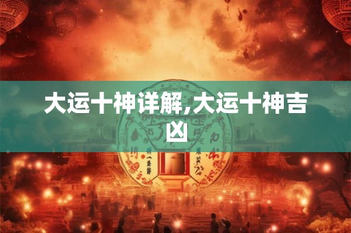 大运十神详解,大运十神吉凶