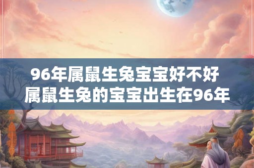 96年属鼠生兔宝宝好不好 属鼠生兔的宝宝出生在96年好不好 96年属鼠生兔宝宝好不好 属鼠生兔的宝宝出生在96年好不好