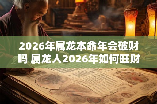 2026年属龙本命年会破财吗 属龙人2026年如何旺财
