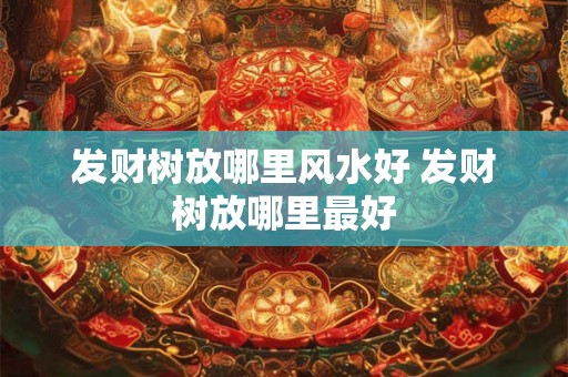 发财树放哪里风水好 发财树放哪里最好