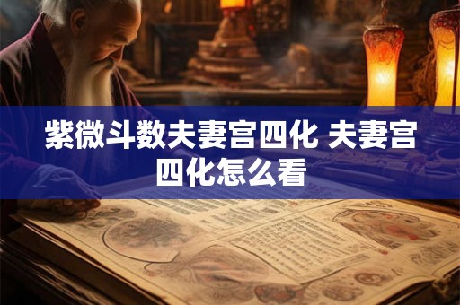 紫微斗数夫妻宫四化 夫妻宫四化怎么看