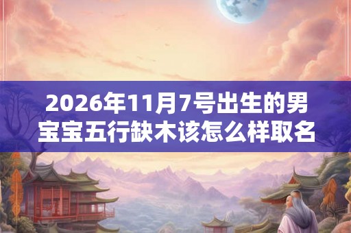 2026年11月7号出生的男宝宝五行缺木该怎么样取名 2026年11月7号出生的男宝宝五行缺木该怎么样取名