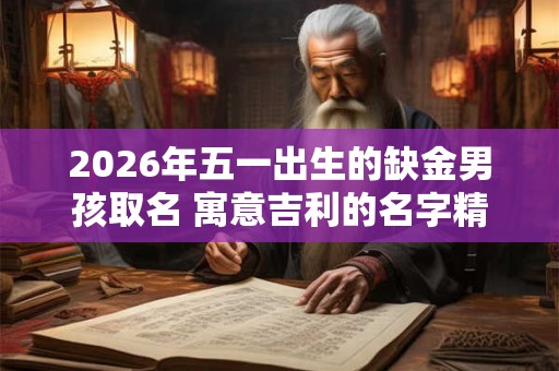 2026年五一出生的缺金男孩取名 寓意吉利的名字精选 2026年五一出生的缺金男孩取名 寓意吉利的名字精选