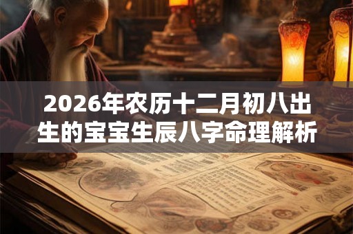 2026年农历十二月初八出生的宝宝生辰八字命理解析 2026年农历十二月初八出生的宝宝生辰八字命理解析