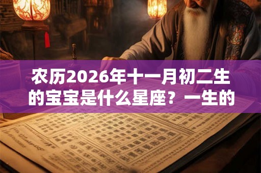 农历2026年十一月初二生的宝宝是什么星座？一生的运势如何？