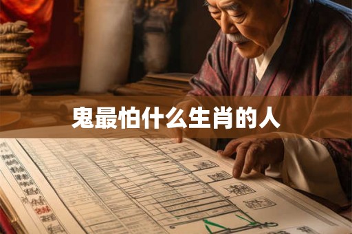 鬼最怕什么生肖的人