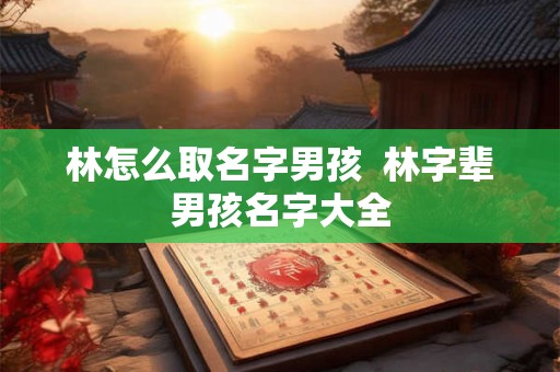 林怎么取名字男孩 林字辈男孩名字大全 林怎么取名字男孩 林字辈男孩名字大全
