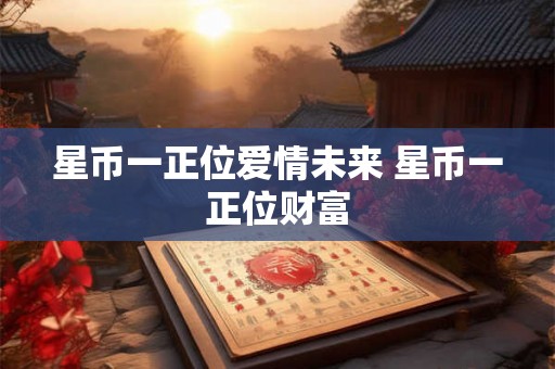 星币一正位爱情未来 星币一正位财富 星币一正位爱情未来 星币一正位财富
