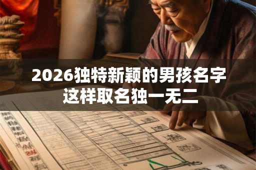2026独特新颖的男孩名字 这样取名独一无二