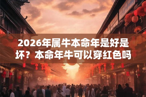 2026年属牛本命年是好是坏？本命年牛可以穿红色吗？