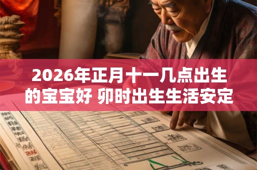 2026年正月十一几点出生的宝宝好 卯时出生生活安定