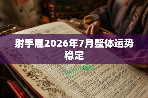 射手座2026年7月整体运势稳定 射手座2026年7月整体运势稳定