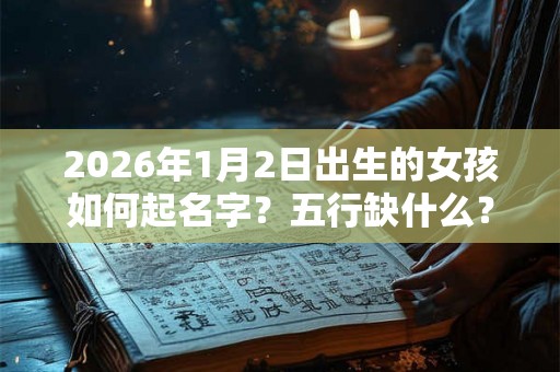 2026年1月2日出生的女孩如何起名字？五行缺什么？